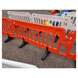 ULINE - Crowd Control Barrier - 79 x 40", Orange X 4 PIECES