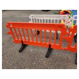 ULINE - Crowd Control Barrier - 79 x 40", Orange X 4 PIECES