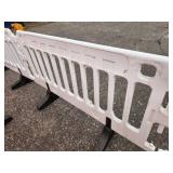 ULINE - Crowd Control Barrier - 79 x 40", White X 4 PIECES