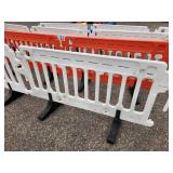 ULINE - Crowd Control Barrier - 79 x 40", White X 4 PIECES