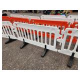 ULINE - Crowd Control Barrier - 79 x 40", White X 4 PIECES