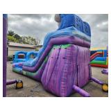 16 Ft Front Entry Water Slide With Pool