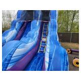 16 Ft Front Entry Water Slide With Pool