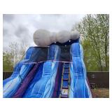 16 Ft Front Entry Water Slide With Pool