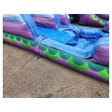 16 Ft Front Entry Water Slide With Pool