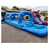 38 X 10 - 2 Lane Slip and Slide With Pool