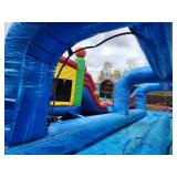 38 X 10 - 2 Lane Slip and Slide With Pool