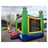 15 X 27 - 3-D Sports - 5 in 1 - Wet or Dry Bouncer with Slide