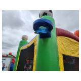 15 X 27 - 3-D Sports - 5 in 1 - Wet or Dry Bouncer with Slide