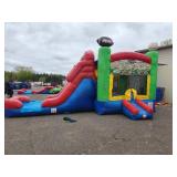 15 X 27 - 3-D Sports - 5 in 1 - Wet or Dry Bouncer with Slide
