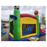 15 X 27 - 3-D Sports - 5 in 1 - Wet or Dry Bouncer with Slide