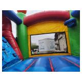 15 X 27 - 3-D Sports - 5 in 1 - Wet or Dry Bouncer with Slide