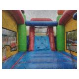 15 X 27 - 3-D Sports - 5 in 1 - Wet or Dry Bouncer with Slide