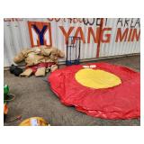 Sumo suits with 15 ft diameter safety pad
