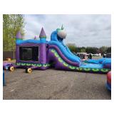 14 X 40 Rapids Dual Lane Water Slide Bounce House 5 in 1 Combo