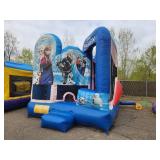 19 X 20 Frozen Inflatable Combo 5 in 1 wet or dry slide -