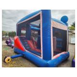 19 X 20 Frozen Inflatable Combo 5 in 1 wet or dry slide -