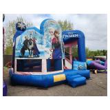 19 X 20 Frozen Inflatable Combo 5 in 1 wet or dry slide -