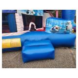 19 X 20 Frozen Inflatable Combo 5 in 1 wet or dry slide -