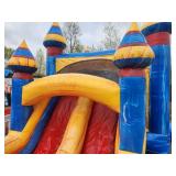 13 X 31 Titanium Dual Lane Water Slide / Dry 4 in 1 Combo Bouncer