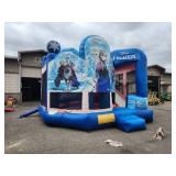 19 X 20 Frozen Inflatable Combo 5 in 1 wet or dry slide -