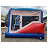 19 X 20 Frozen Inflatable Combo 5 in 1 wet or dry slide -