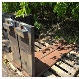 Set of Forklift Forks
