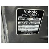 2013 Kubota RTV 1100 Utility Vehicle