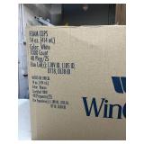 MSRP $500 Lot Of 5 Cases NEW WinCup 14oz Foam Cups White 1,000 Cups Per Case Commercial Food Service Hot/Cold Beverage Cups Total 5,000 Cups Great For Coffee Shops, Churches, Offices, Break Rooms, Con
