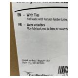 MSRP $200 NEW Cardinal Health Ice Bags With Ties Small Size Ref #11400-100 Case Of 50 Medical Grade Cold Therapy Bags Latex Free Great For Clinics, Athletic Training, Physical Therapy, Sports Teams, F