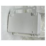 Lot of 10 NEW Empty First Aid Boxes. Durable, weather-resistant plastic cases with gasket seals. Features a secure snap latch and a built-in handle/hanger for wall mounting. Perfect for DIY kits or bu