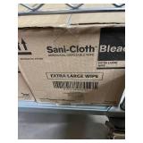MSRP $180 1 Case PDI Sani-Cloth Bleach Germicidal XL Wipes, 6 Canisters EPA-Registered Hospital Grade Disinfectant, Kills 50+ Pathogens *C. Diff & Norovirus in 4 Minutes, Extra Large 7.5" x 15" Wi