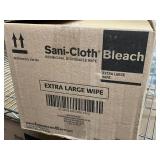 MSRP $180 1 Case PDI Sani-Cloth Bleach Germicidal XL Wipes, 6 Canisters EPA-Registered Hospital Grade Disinfectant, Kills 50+ Pathogens *C. Diff & Norovirus in 4 Minutes, Extra Large 7.5" x 15" Wi