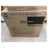 MSRP $280 NEW Case of 12 PDI Sani-HP1 Large Germicidal Wipes Canisters 1-Minute Hydrogen Peroxide Disinfectant, Kills 50+ Pathogens Including C. diff & Norovirus, Professional Medical Grade Surfac