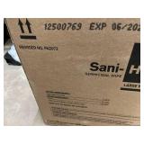MSRP $280 NEW Case of 12 PDI Sani-HP1 Large Germicidal Wipes Canisters 1-Minute Hydrogen Peroxide Disinfectant, Kills 50+ Pathogens Including C. diff & Norovirus, Professional Medical Grade Surfac