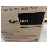 MSRP $280 NEW Case of 12 PDI Sani-HP1 Large Germicidal Wipes Canisters 1-Minute Hydrogen Peroxide Disinfectant, Kills 50+ Pathogens Including C. diff & Norovirus, Professional Medical Grade Surfac