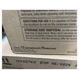 MSRP $180 NEW Case PDI Sani-Cloth BLEACH Large Wipes 12 Canisters Hospital/Clinic Surface Disinfection effective against 50 microorganisms like C. diff & Norovirus. 4-min contact time. EPA-registe