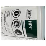 MSRP $380 NEW 15 Canisters PDI Sani-HP1 Extra Large Germicidal Wipes 1-Minute Hydrogen Peroxide Disinfectant, Kills 50+ Pathogens Including C. diff & Norovirus, Professional Medical Grade Surface 