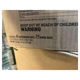 MSRP $180 NEW 1 Case Super Sani-Cloth XL Germicidal Wipes 6 Canisters w/75 Huge 7.5" x 15" Wipes Each, Compatible w/800+ Medical Devices, Professional Healthcare *Thick, strong wipes have a high fluid