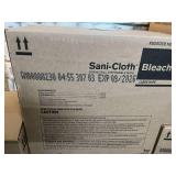 MSRP $180 NEW 1 Case Super Sani-Cloth XL Germicidal Wipes 6 Canisters w/75 Huge 7.5" x 15" Wipes Each, Compatible w/800+ Medical Devices, Professional Healthcare *Thick, strong wipes have a high fluid