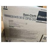 MSRP $180 1 Case PDI Sani-Cloth Bleach Germicidal XL Wipes, 6 Canisters EPA-Registered Hospital Grade Disinfectant, Kills 50+ Pathogens *C. Diff & Norovirus in 4 Minutes, Extra Large 7.5" x 15" Wi