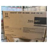 NEW case of 6, 95ct (570 wipes total!) XL Sani-HP1 Wipes. REF P83184. Features 1-min kill time for 50+ pathogens including C. diff, Norovirus & SARS-CoV-2. Ideal for high-turnover healthcare areas. Fa