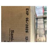 NEW case of 6, 95ct (570 wipes total!) XL Sani-HP1 Wipes. REF P83184. Features 1-min kill time for 50+ pathogens including C. diff, Norovirus & SARS-CoV-2. Ideal for high-turnover healthcare areas. Fa