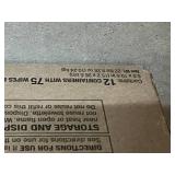 MSRP $180 NEW Case PDI Sani-Cloth BLEACH Large Wipes 12 Canisters Hospital/Clinic Surface Disinfection effective against 50 microorganisms like C. diff & Norovirus. 4-min contact time. EPA-registe