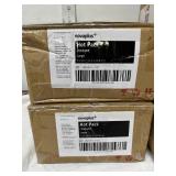 MSRP $120 2 NEW Cases Novaplus Instant Hot Packs 16 Packs/Case Large 6x9" Instant Heat Therapy Wraps, Squeeze & Shake Activation, No Microwave Needed, Can be applied directly to skin Ideal For Spo
