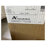 MSRP $180 NEW Case of 25 AlphaGuard 3X-Large Coveralls REF CV-84032-6, Fluid-Repellent SMS Protective Suits w/Serged Seams, Elastic Wrists/Ankles/Back, Breathable High-Filtration Disposable Coveralls 