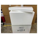 MSRP $300 5 NEW ThermoChill Insulated XL Shipping Containers, Heavy-Duty EPS Foam Coolers & Corrugated Outer Shipping Boxes, Ship Food, Meal Kits, Seafood, Medical/Pharmaceutical Products, Reusabl