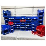 Huge Bulk lot of Mixed size Quantum Storage Systems & Akro Bins. Heavy-duty, stackable & wall-mountable. Perfect for tools/parts. Durable, organized, and ready for your shop or garage! *Bins D