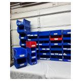 Huge Bulk lot of Mixed size Quantum Storage Systems & Akro Bins. Heavy-duty, stackable & wall-mountable. Perfect for tools/parts. Durable, organized, and ready for your shop or garage! *Bins D