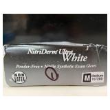 Lot of 3 boxes of professional gloves | Aurelia, Alasta, & Nitriderm | 300 gloves total | Size Medium. Latex-free, powder-free medical-grade nitrile. Features textured fingertips for superior grip and